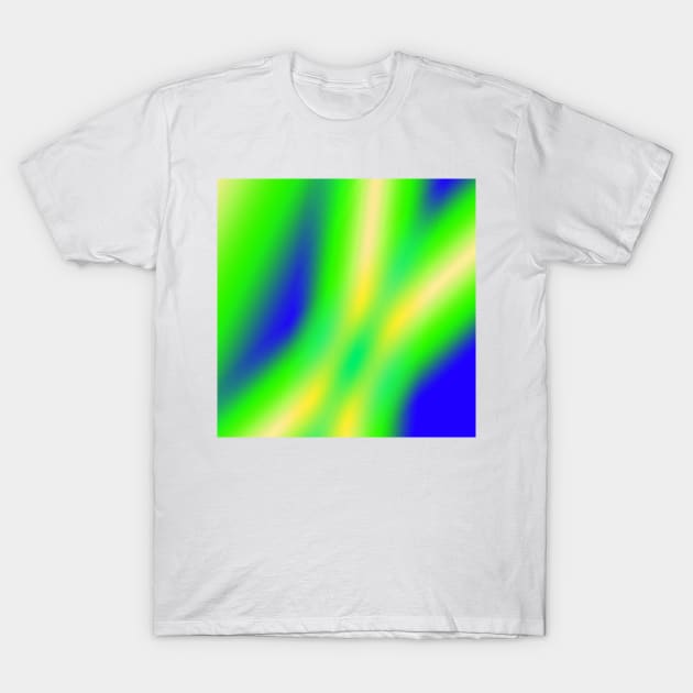 blue green abstract texture artwork T-Shirt by Artistic_st